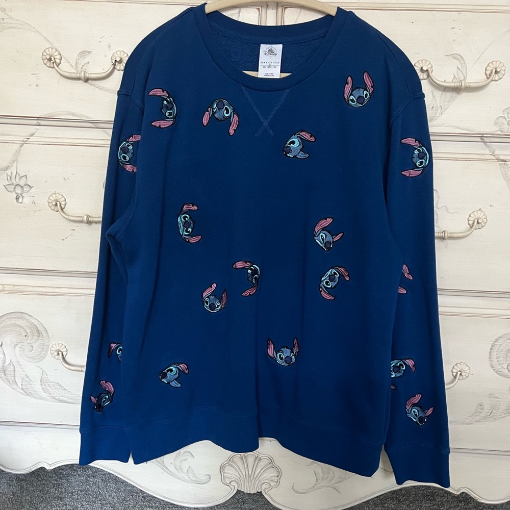 Disney Womens Embroidered Sweater